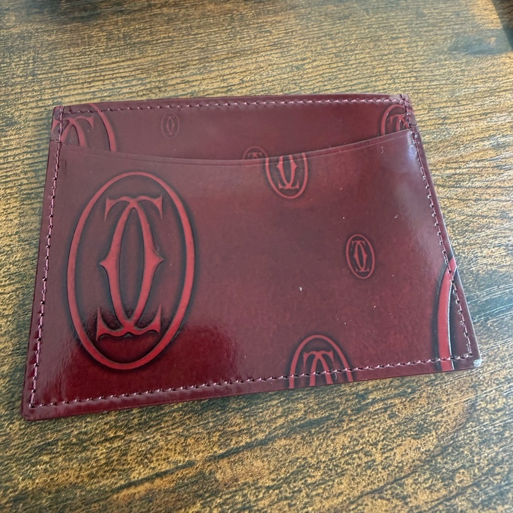 Cartier Red Happy Birthday Card Holder - Picture 4 of 7